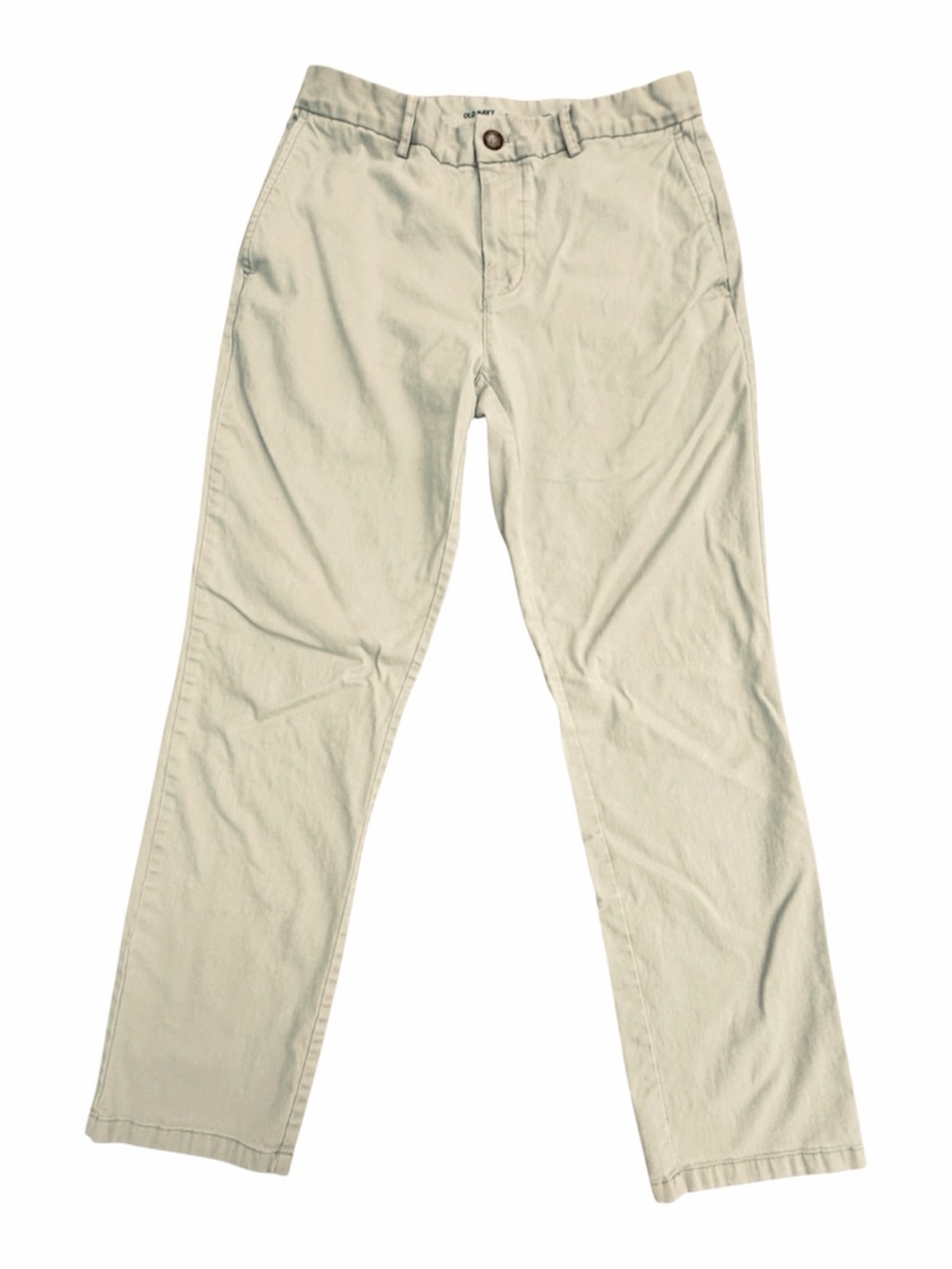 Men's Old Navy Classic Straight Chino Pants in Light Beige